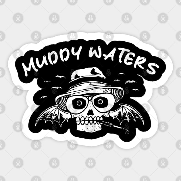 muddy waters gentlemen Sticker by the haunted bathroom